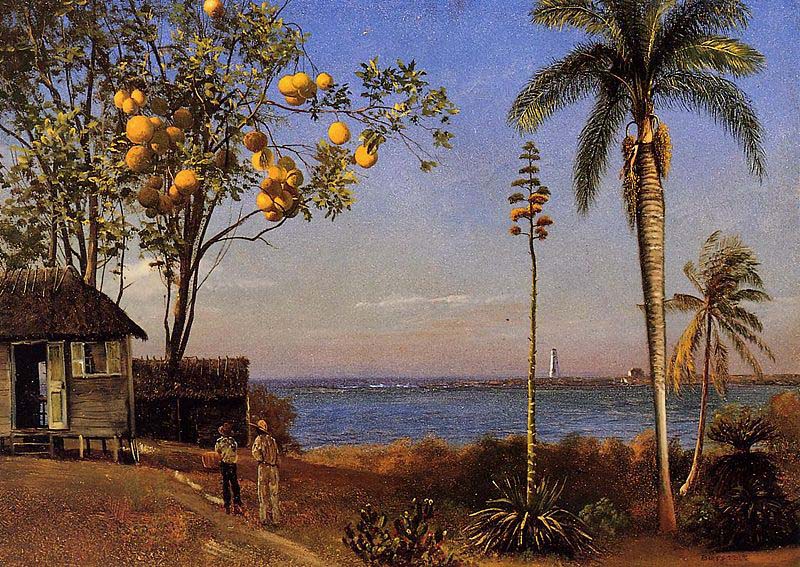 Albert Bierstadt A View in the Bahamas